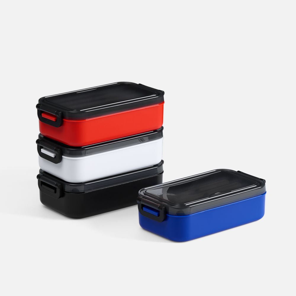 Ланчбокс Pranzo, красный с черным — изображение 6