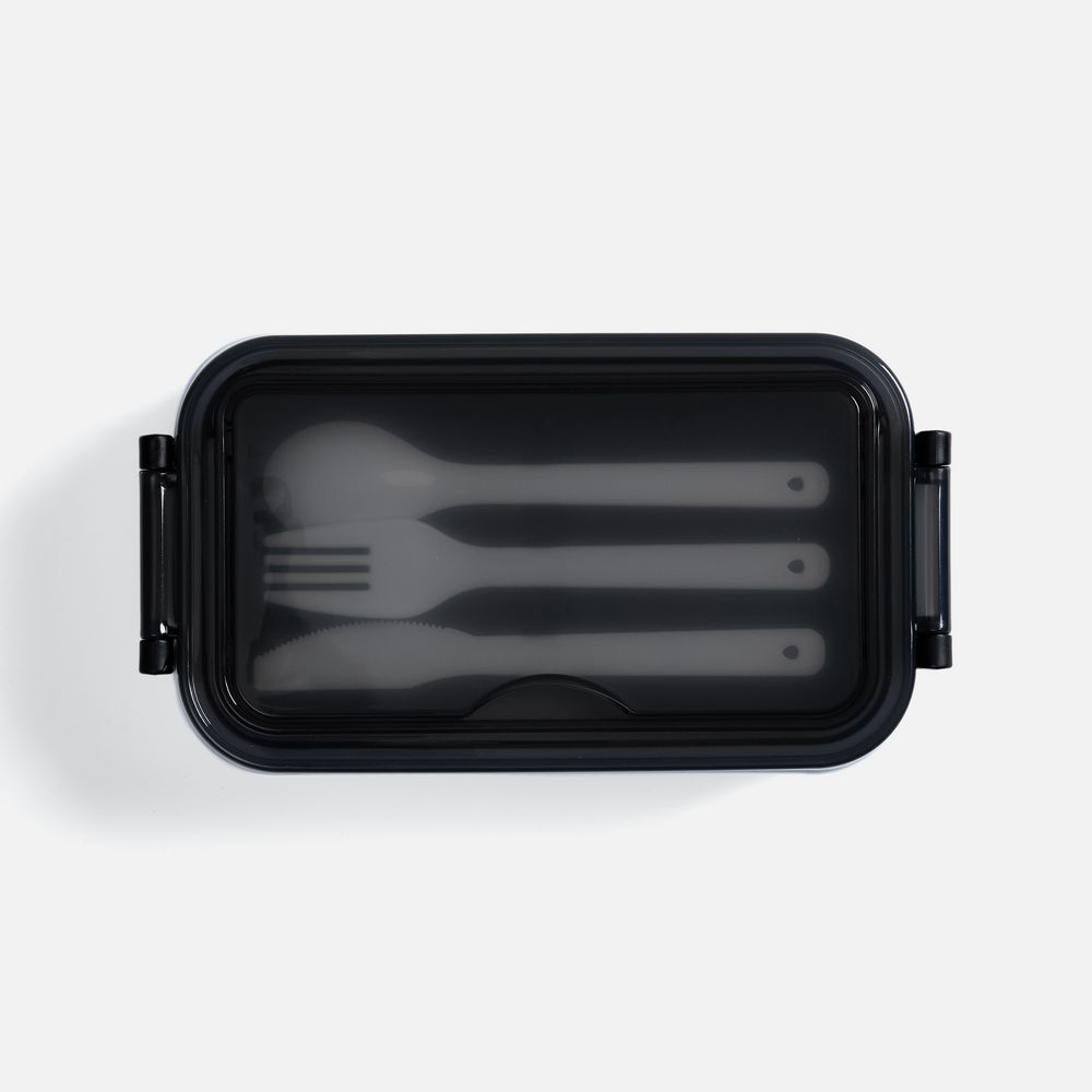 Ланчбокс Pranzo, белый с черным — изображение 4