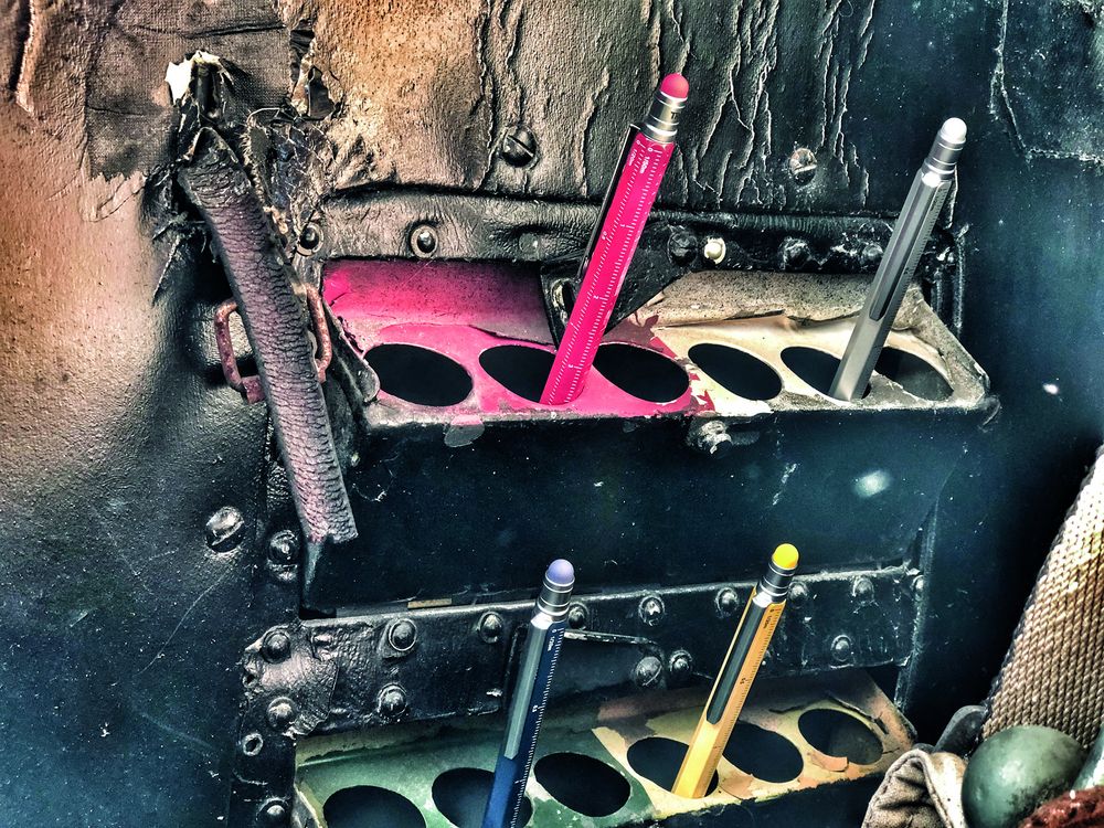 Ручка шариковая Construction, мультиинструмент, черная — изображение 6