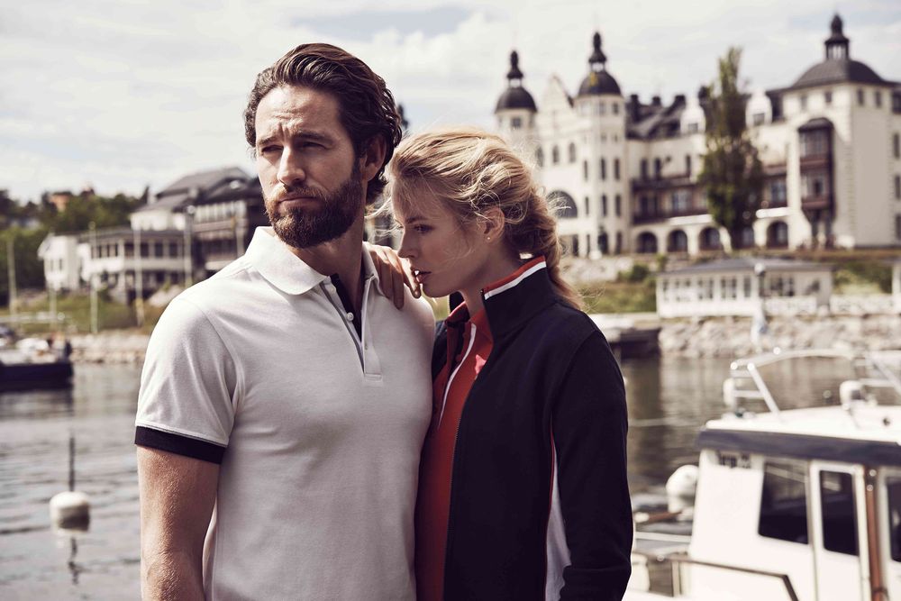 Рубашка поло мужская Anderson, красная — изображение 7