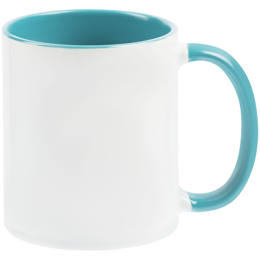 Кружка Promo Plus для сублимационной печати, бирюзовая — изображение 2