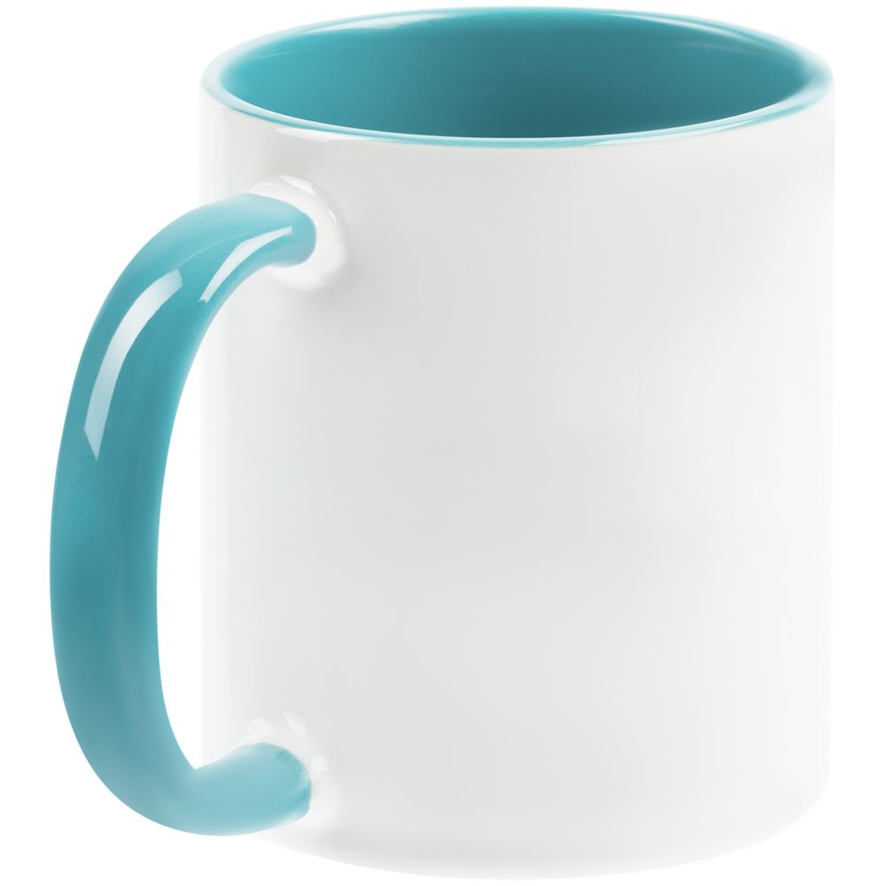 Кружка Promo Plus для сублимационной печати, бирюзовая — изображение 3