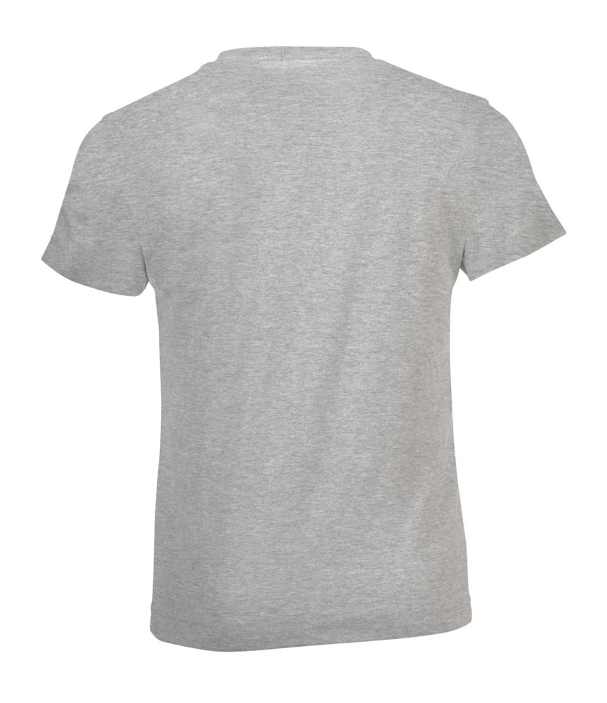 Футболка детская Regent Fit Kids, серый меланж — изображение 3