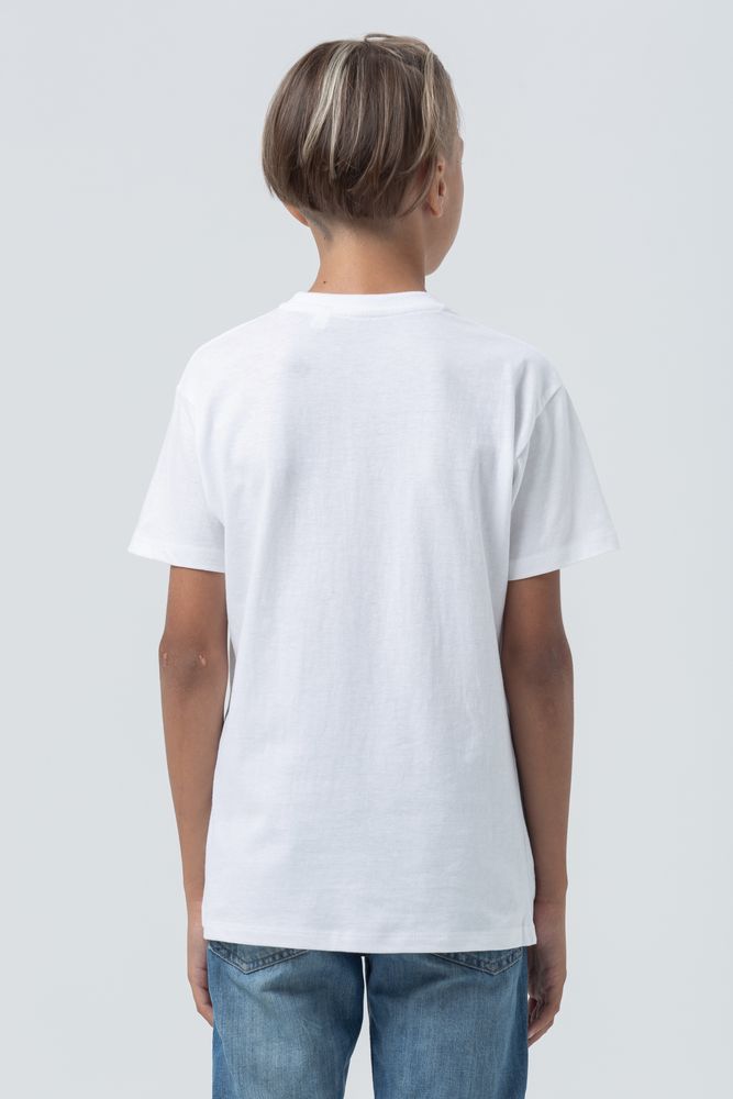 Футболка детская Regent Fit Kids, белая — изображение 6