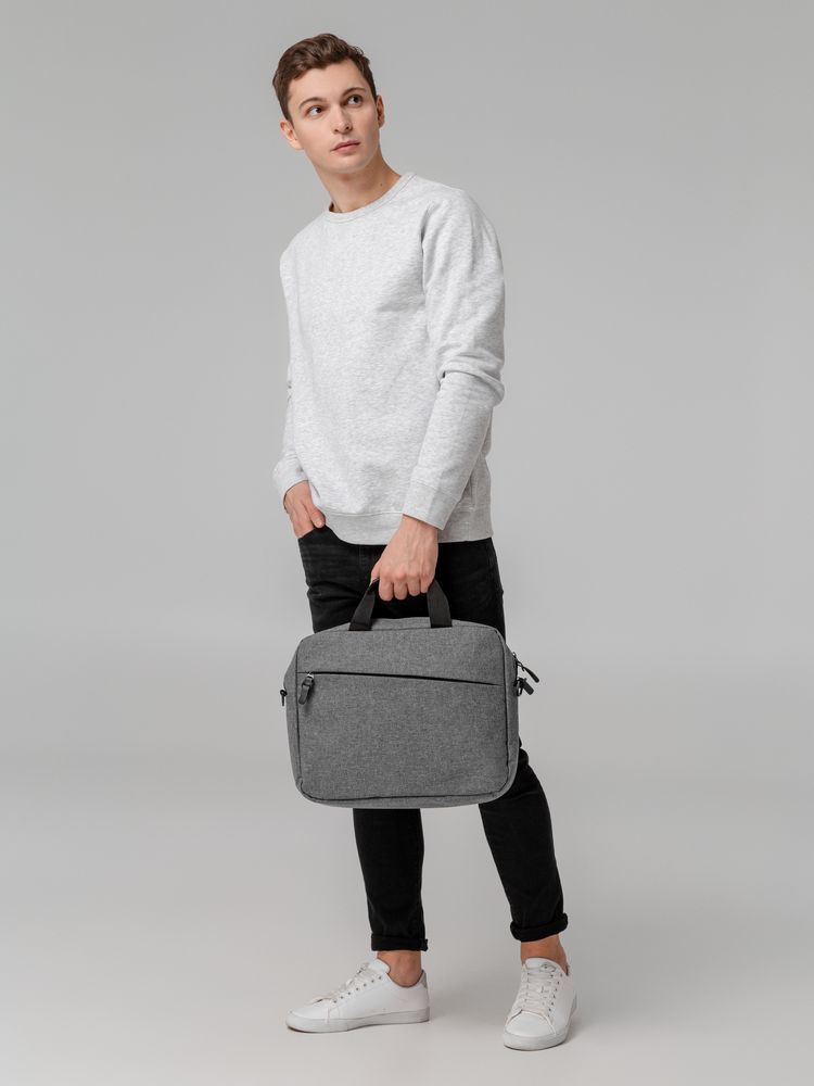 Сумка для ноутбука The First, синяя — изображение 7