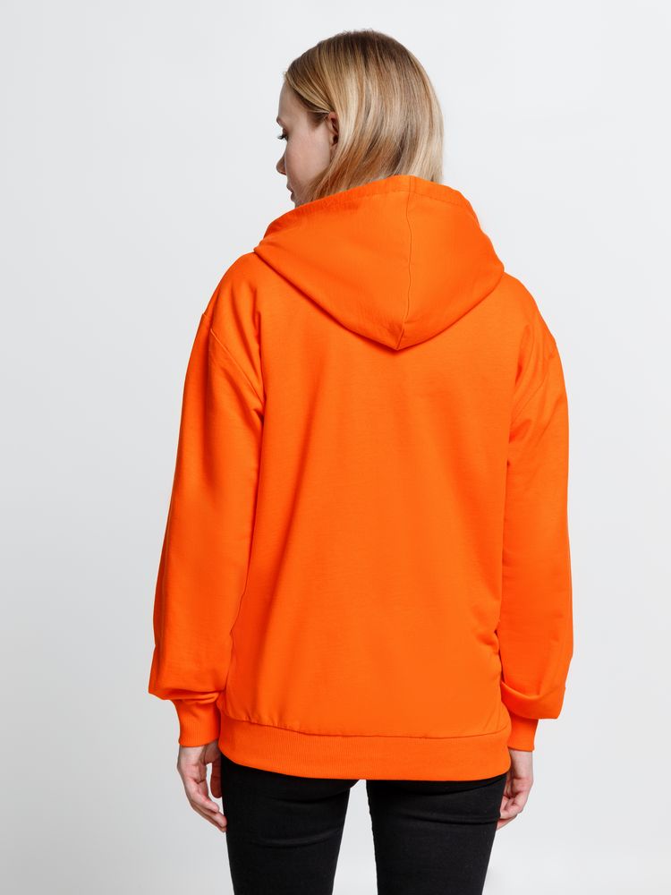 Толстовка на молнии с капюшоном Siverga 2.0, оранжевая — изображение 13
