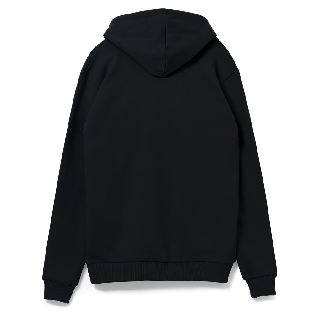 Толстовка на молнии с капюшоном Unit Siverga, черная — изображение 3