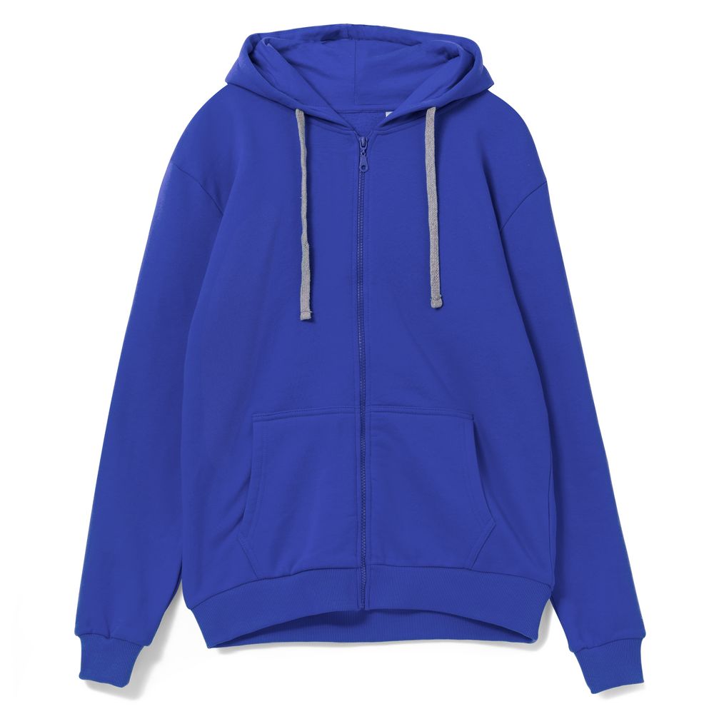 Толстовка на молнии с капюшоном Unit Siverga , ярко-синяя — изображение 2