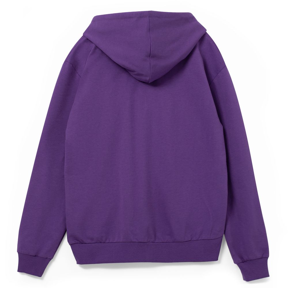 Толстовка на молнии с капюшоном Unit Siverga, фиолетовая — изображение 3