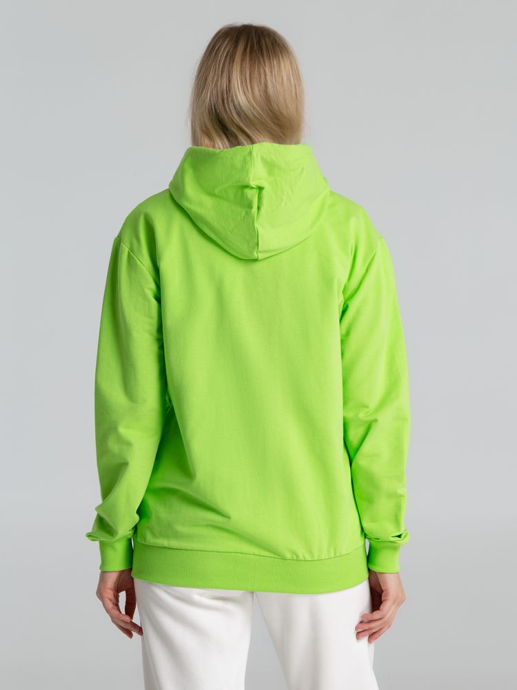 Толстовка на молнии с капюшоном Unit Siverga, зеленое яблоко — изображение 8