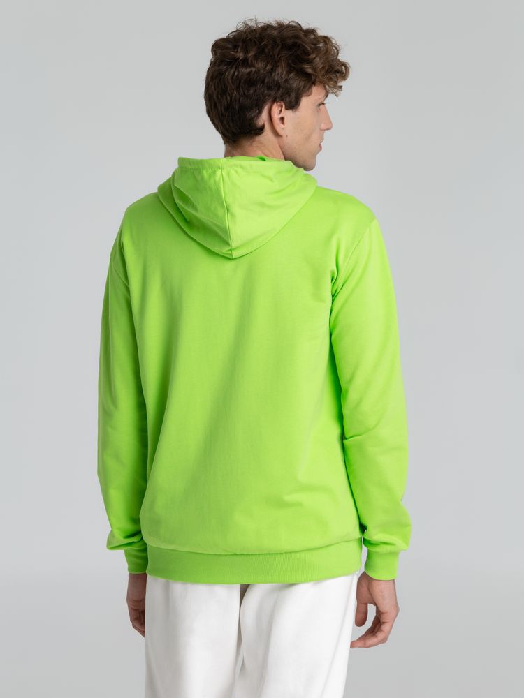 Толстовка на молнии с капюшоном Unit Siverga, зеленое яблоко — изображение 12