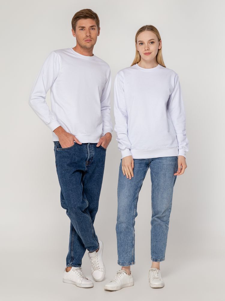 Толстовка Unit Toima, белая — изображение 12