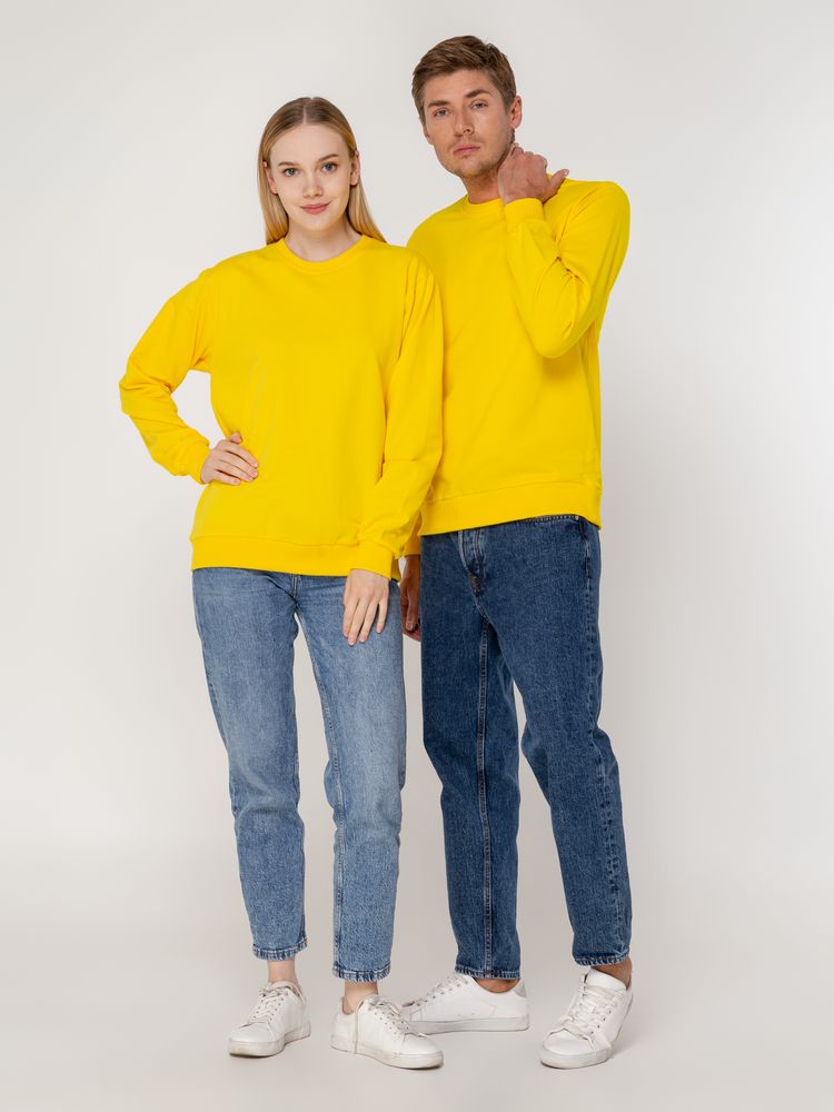 Толстовка Unit Toima, желтая — изображение 12