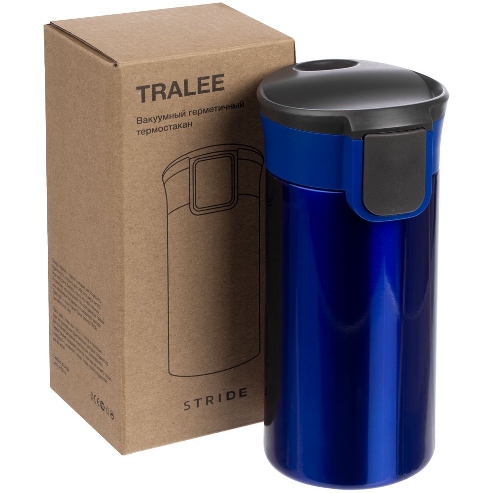 Термостакан Tralee, синий — изображение 6