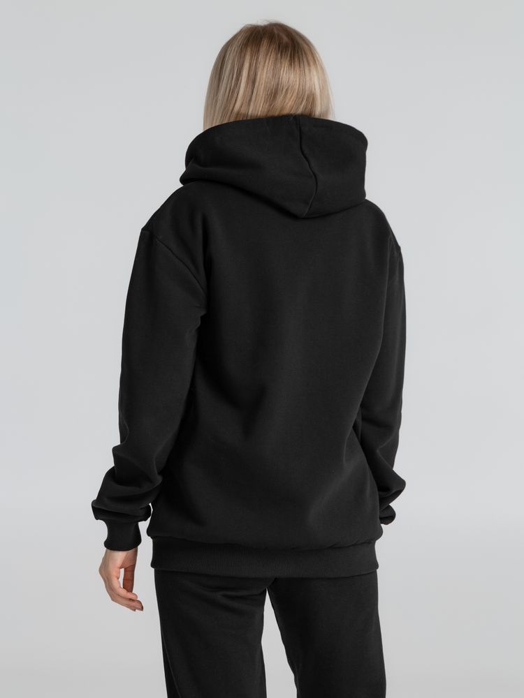 Толстовка на молнии с капюшоном Siverga Heavy 2.0, черная — изображение 12