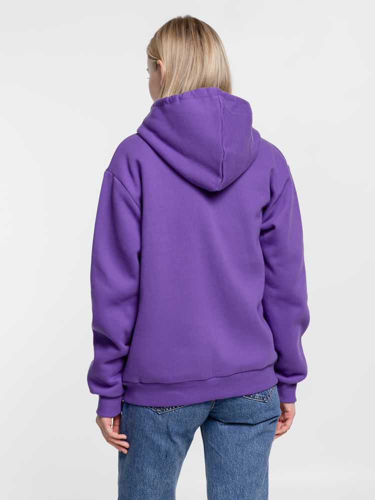 Толстовка на молнии с капюшоном Siverga Heavy, фиолетовая — изображение 11