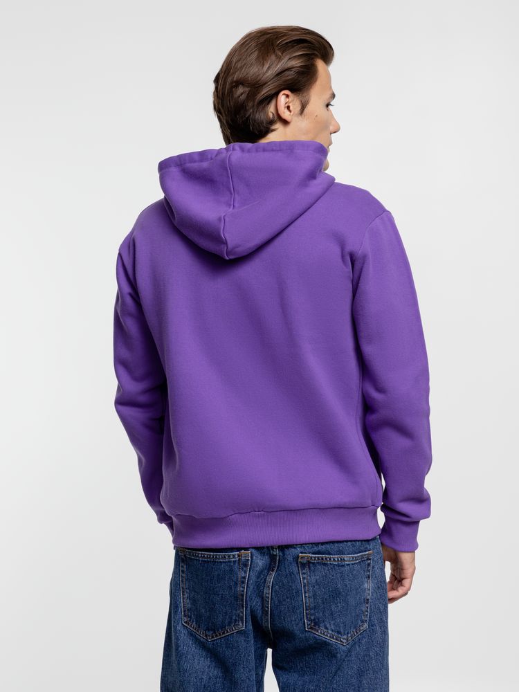 Толстовка на молнии с капюшоном Siverga Heavy, фиолетовая — изображение 7