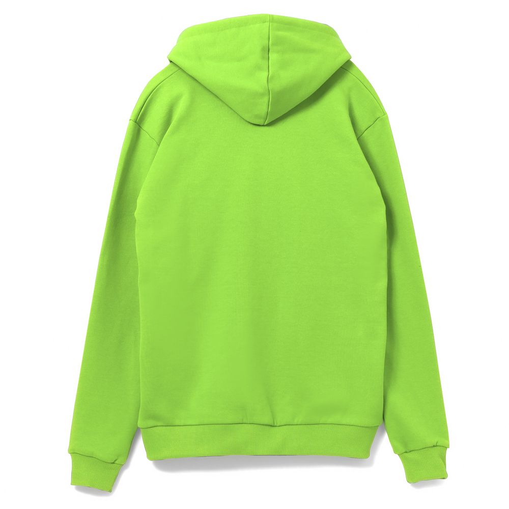 Толстовка на молнии с капюшоном Siverga Heavy, зеленое яблоко — изображение 3