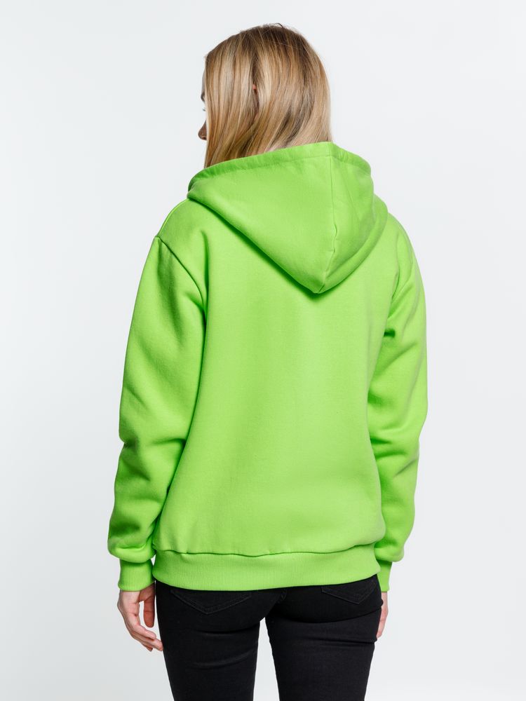 Толстовка на молнии с капюшоном Siverga Heavy 2.0, зеленое яблоко — изображение 10