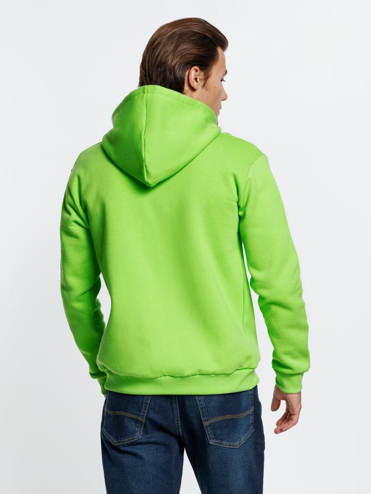 Толстовка на молнии с капюшоном Siverga Heavy 2.0, зеленое яблоко — изображение 14