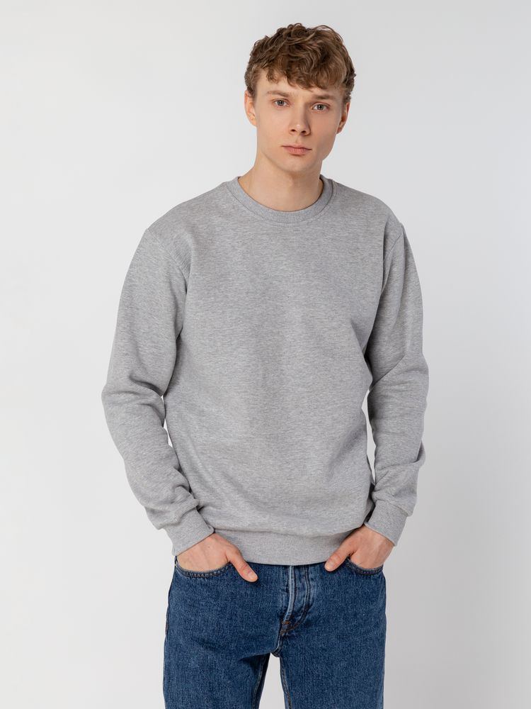 Толстовка Unit Toima Heavy, серый меланж — изображение 8