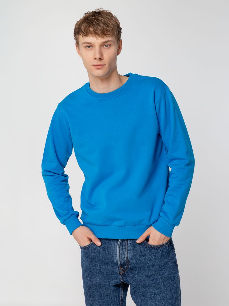 Толстовка Unit Toima Heavy, бирюзовая — изображение 8