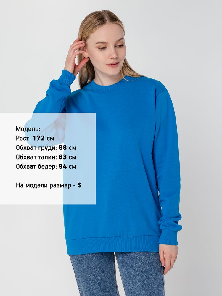 Толстовка Unit Toima Heavy, бирюзовая — изображение 10