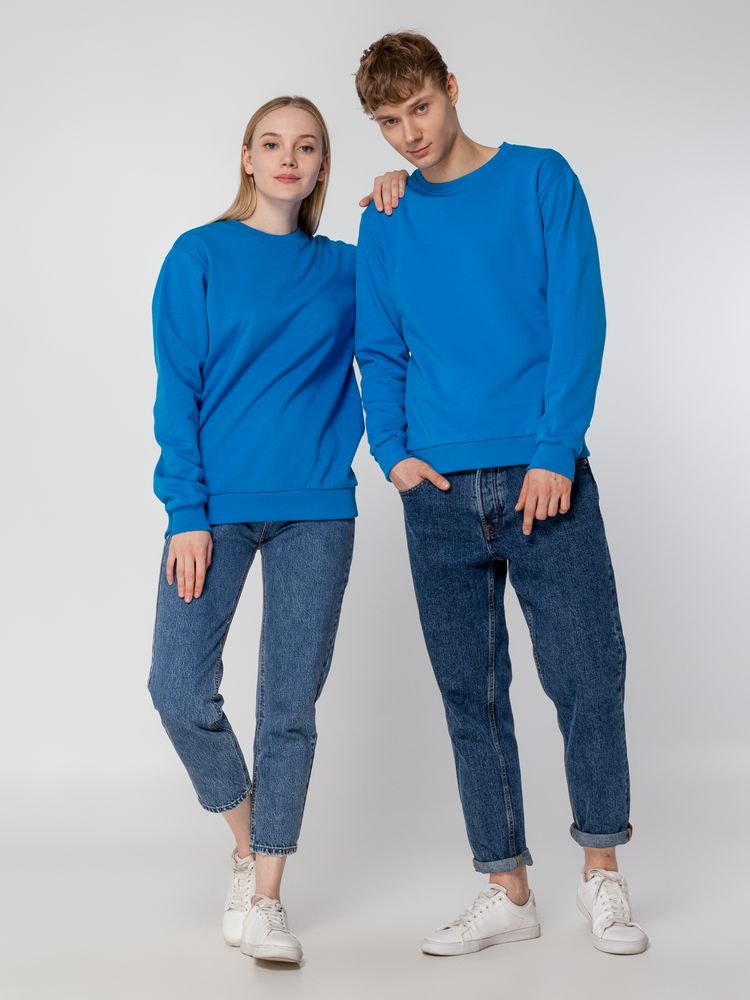 Толстовка Unit Toima Heavy, бирюзовая — изображение 13