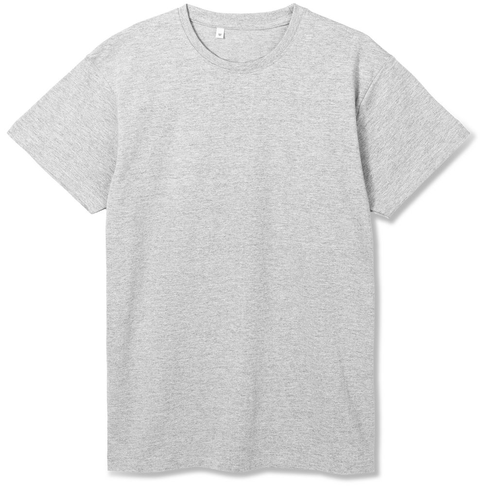 Футболка унисекс T-Bolka 180, светлый меланж — изображение 2