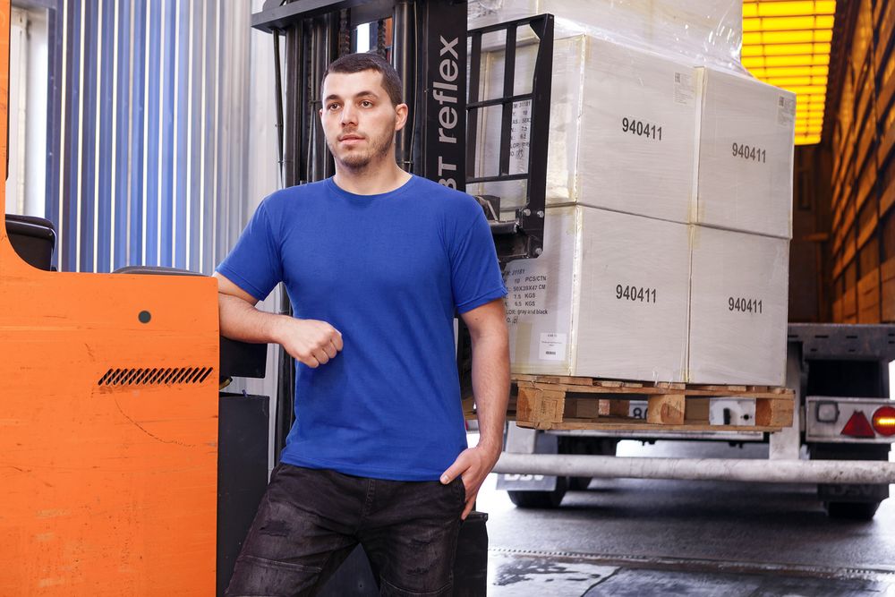 Футболка унисекс T-Bolka 180, темно-синяя — изображение 6