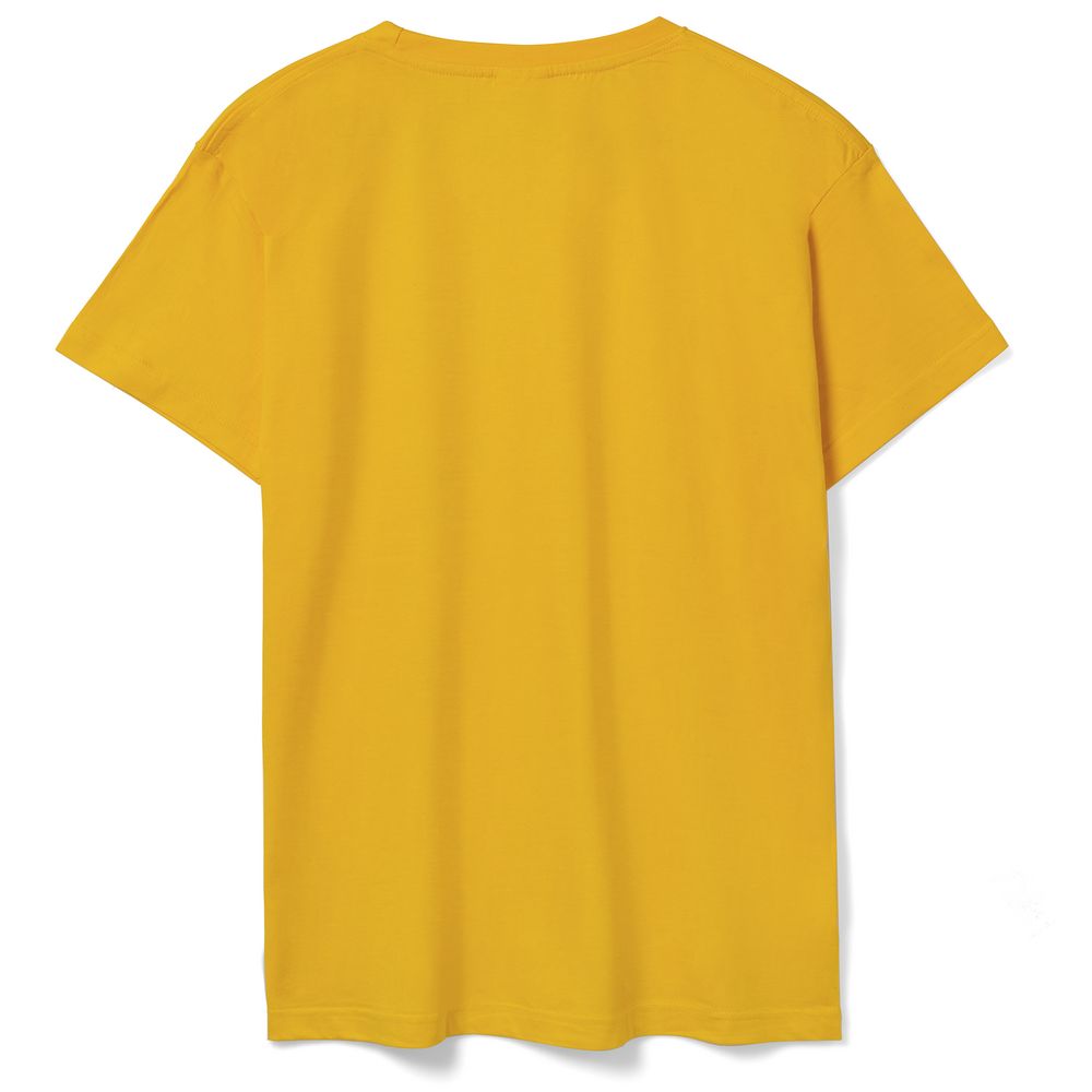 Футболка унисекс T-Bolka 180, желтая — изображение 3