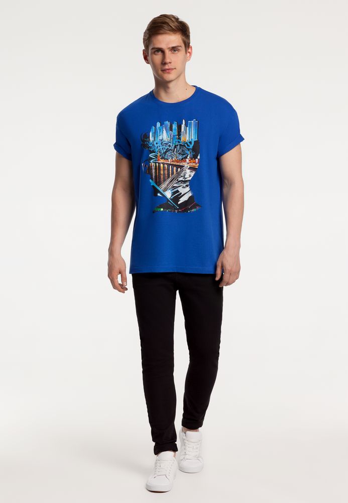 Футболка Moscow Boy, ярко-синяя — изображение 5
