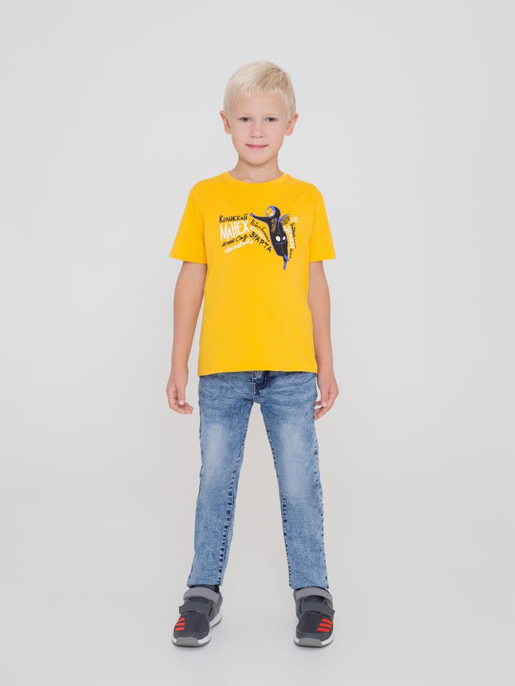 Футболка детская «Гидонисты», желтая — изображение 5
