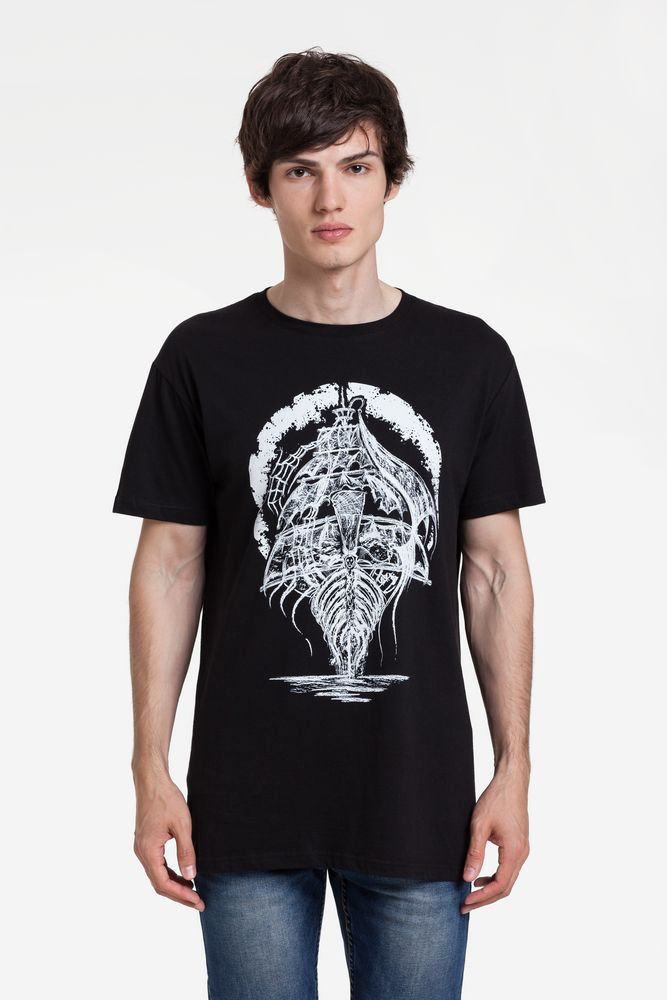 Футболка «Летучий Голландец», черная — изображение 2