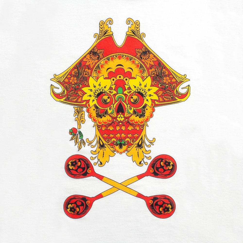 Футболка Yo Ho Hohloma, белая — изображение 5