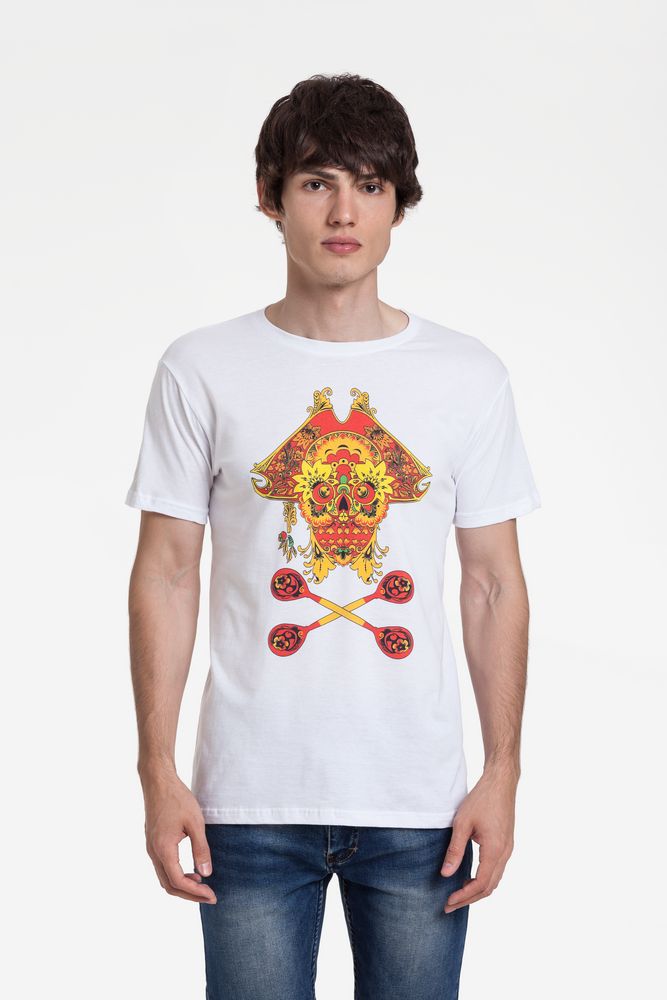 Футболка Yo Ho Hohloma, белая — изображение 2