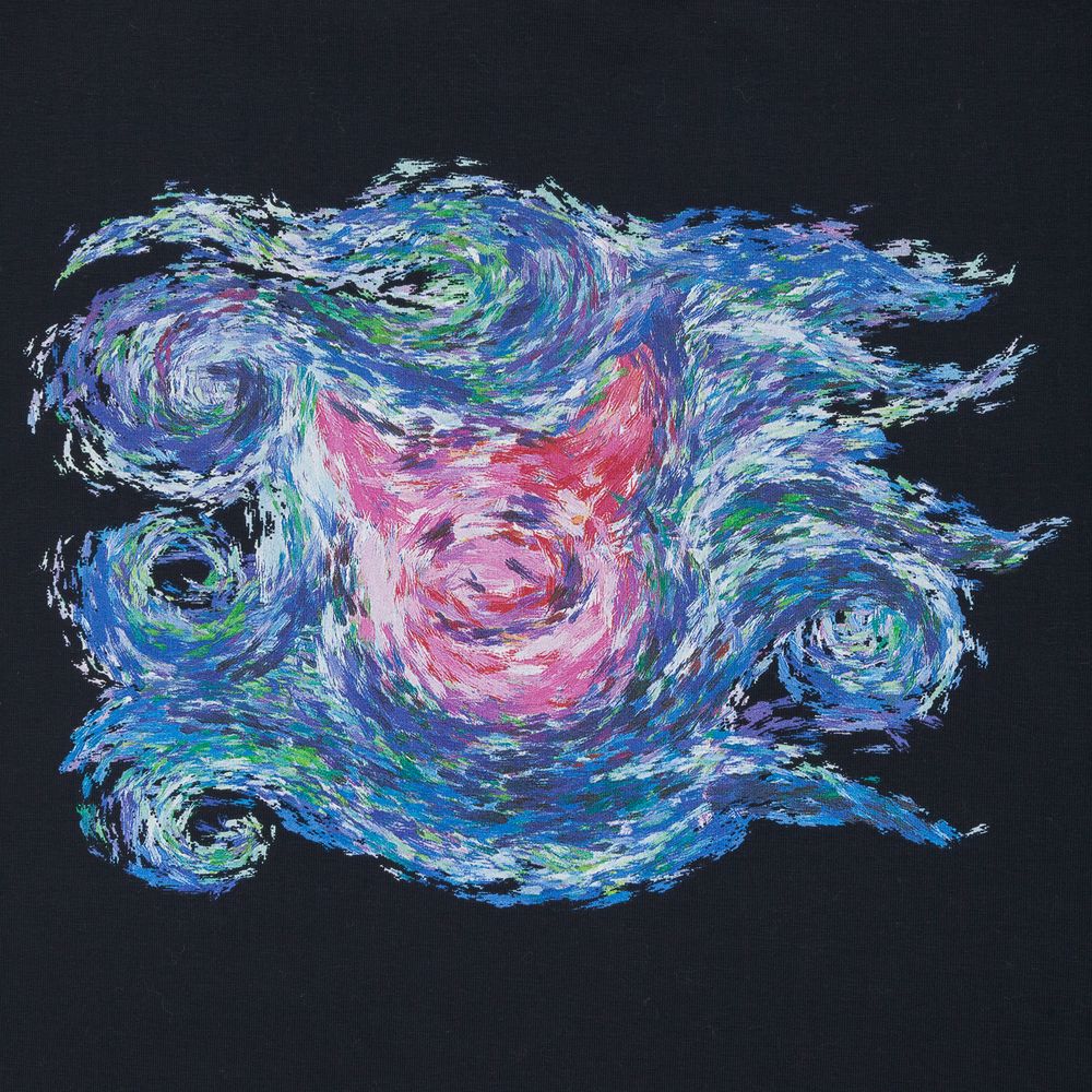 Футболка женская «Ван-Пиг», синяя — изображение 4