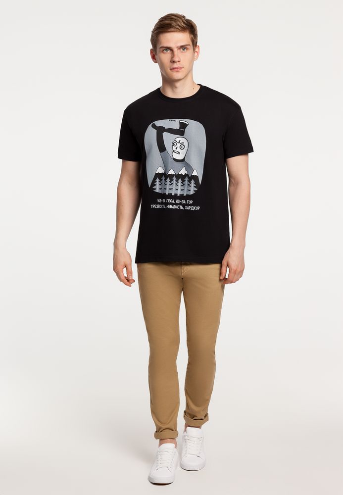 Футболка «Хардкор», черная — изображение 5