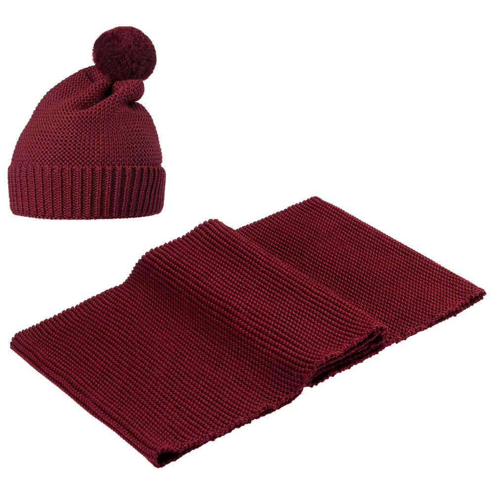 Снуд Brugge, бордовый — изображение 5