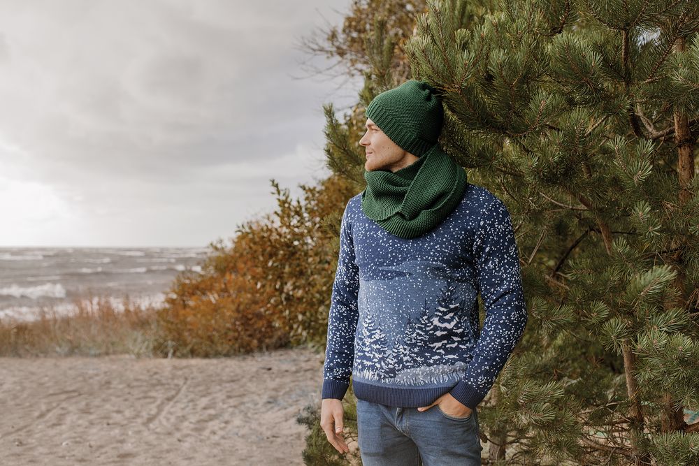 Снуд Brugge, зеленый — изображение 7