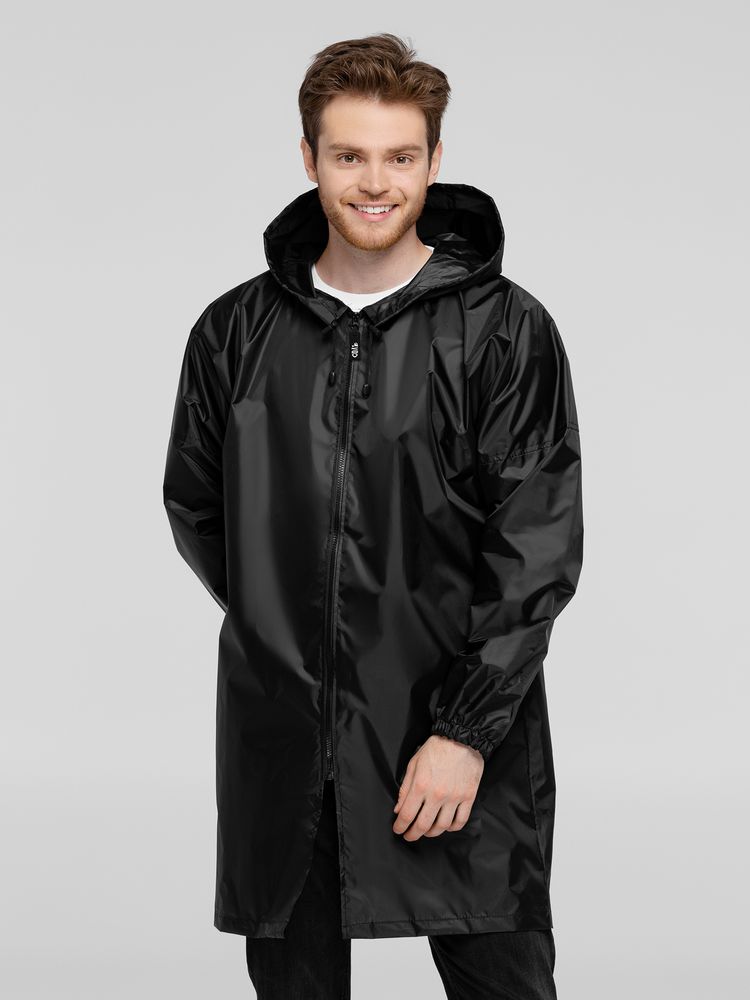 Дождевик «Дерзость и расчет», черный — изображение 3