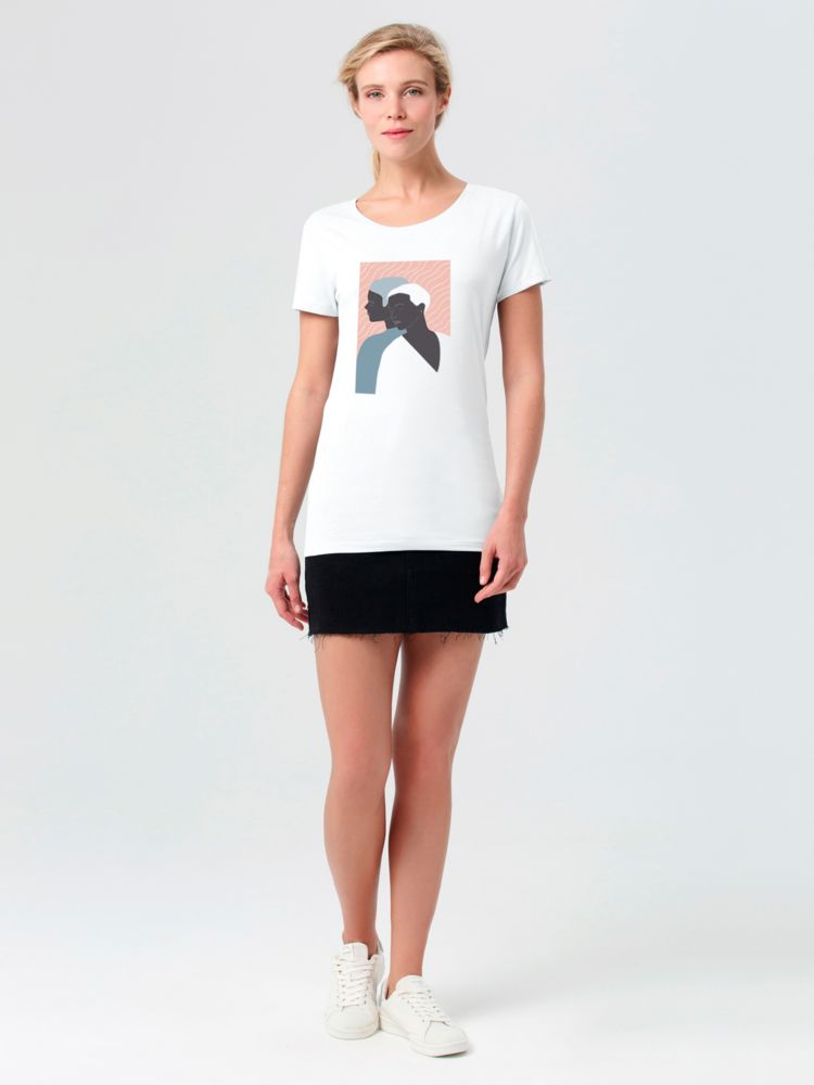 Футболка женская «Пара», белая — изображение 4