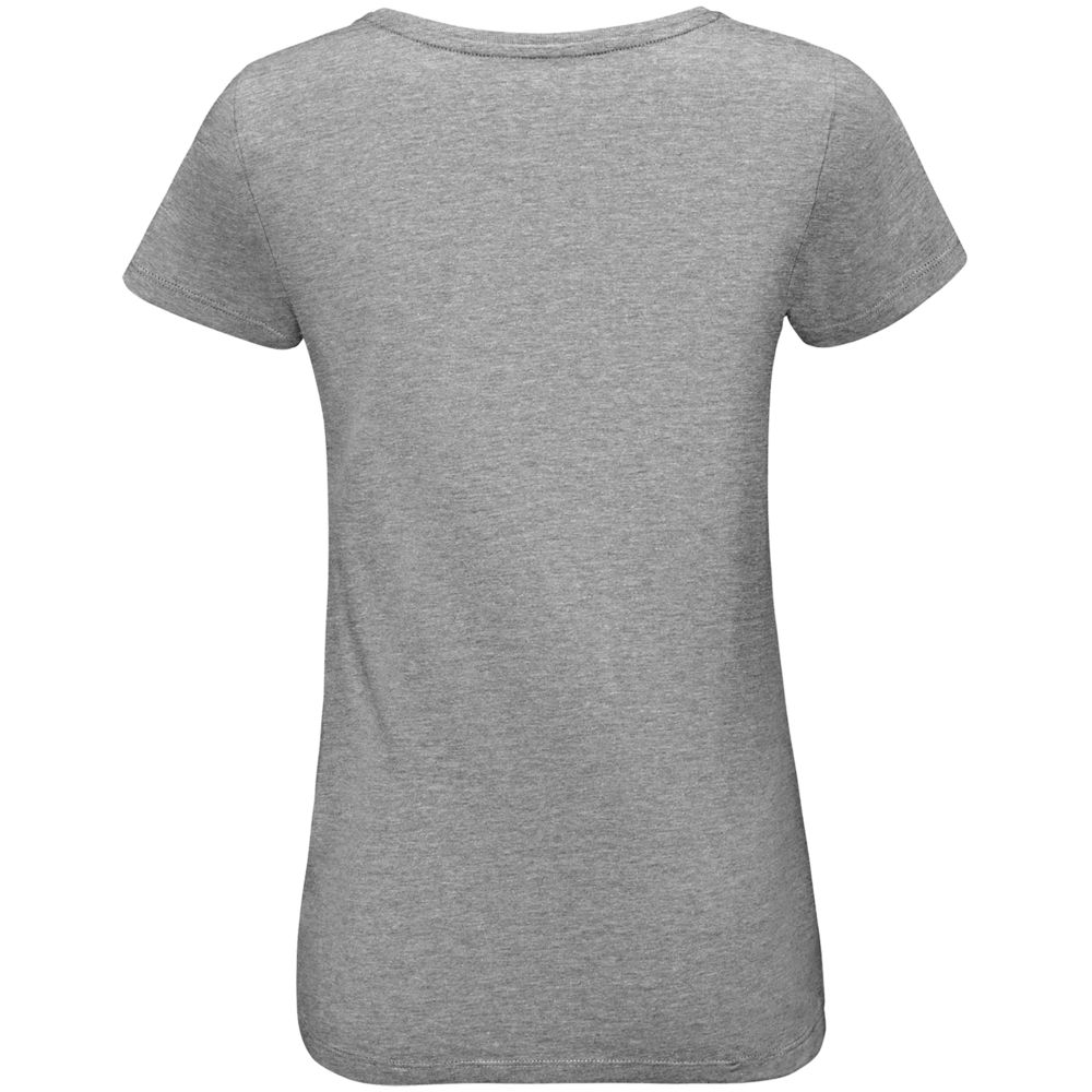 Футболка женская «Серые будни», серый меланж — изображение 3