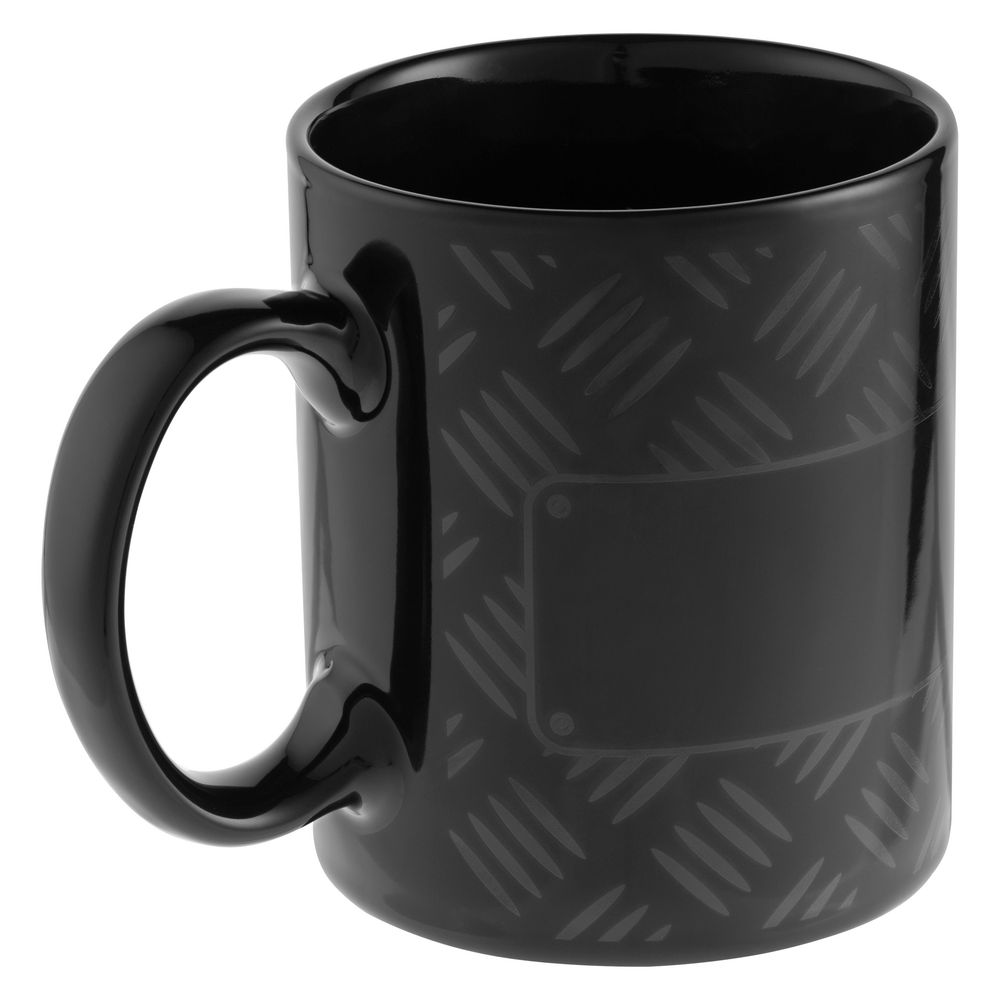 Кружка Hard Work Black, ver.2, черная — изображение 2