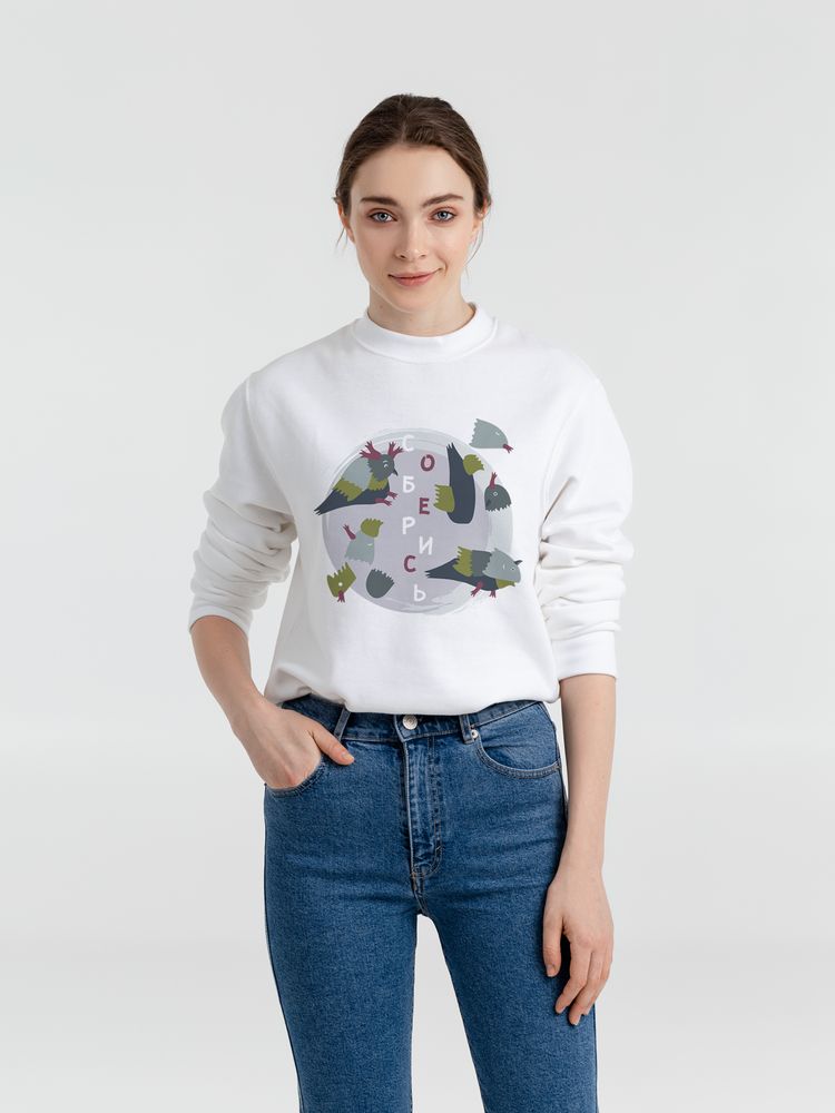 Толстовка «Соберись», белая — изображение 2