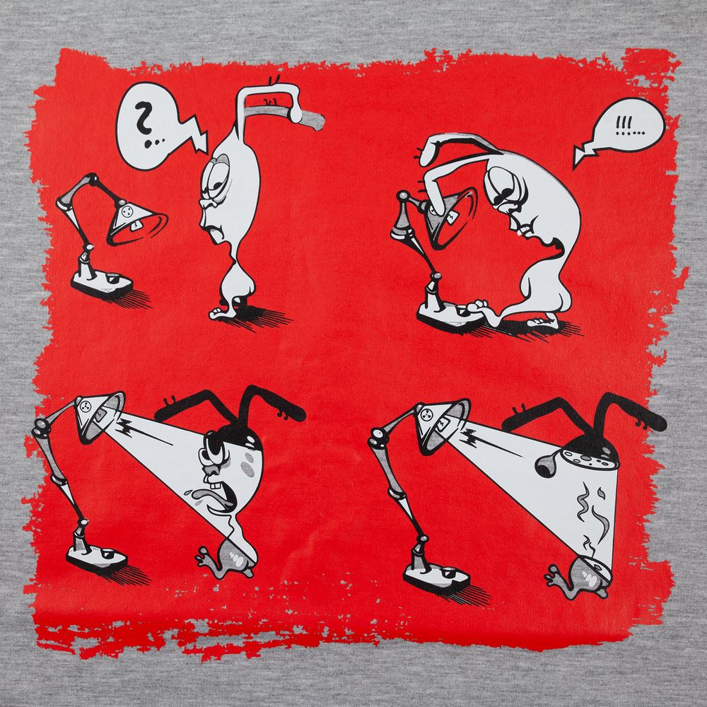 Толстовка «Яжопытный», серый меланж — изображение 7