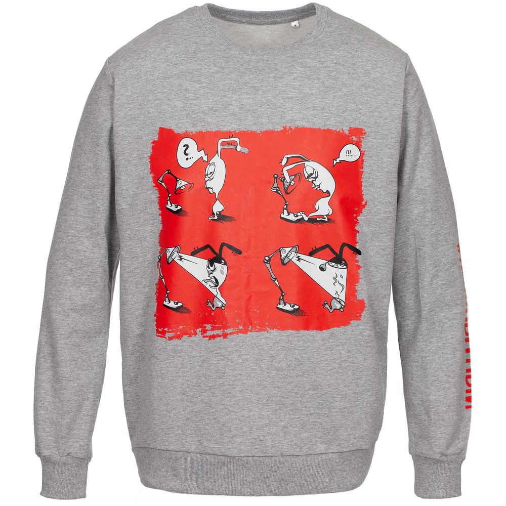 Толстовка «Ногиотушей», серый меланж — изображение 3