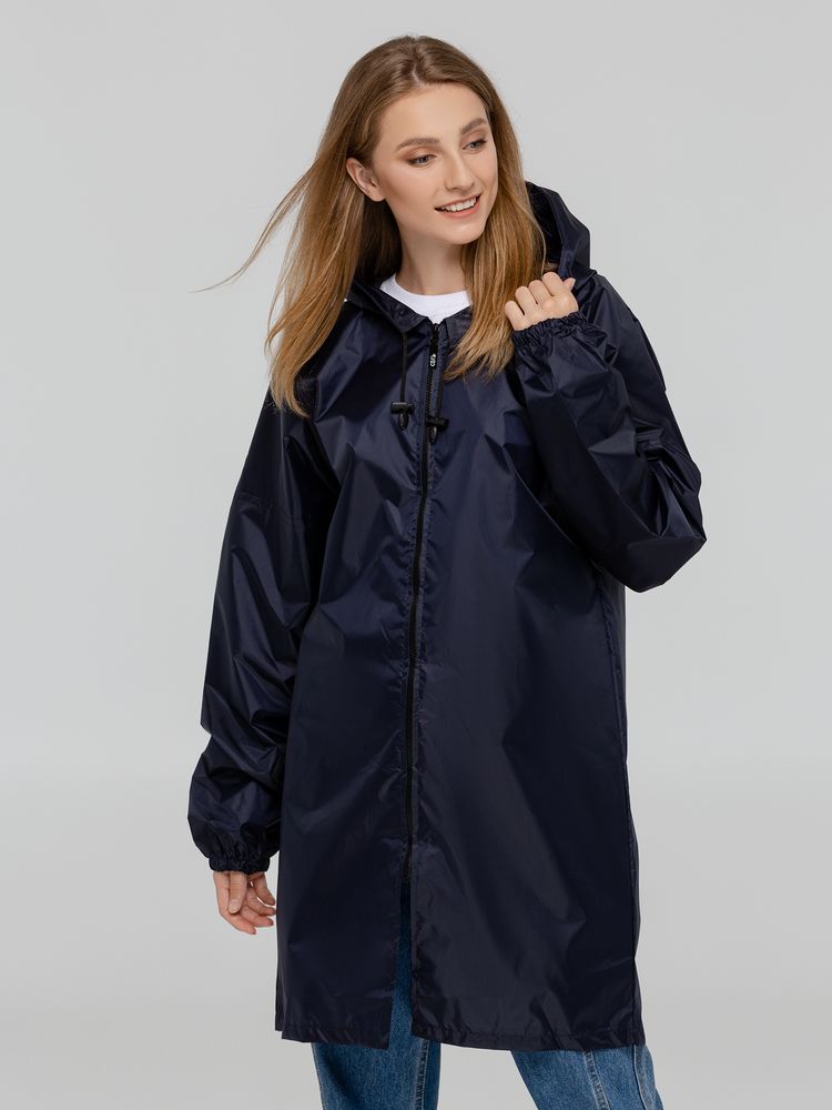 Дождевик «Плащ, плащ», темно-синий — изображение 4