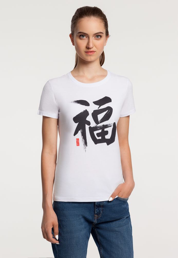 Футболка женская «Вечные ценности. Счастье», белая — изображение 2