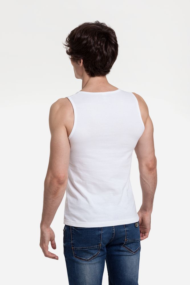 Майка мужская «Вечные ценности. Счастье», белая — изображение 4